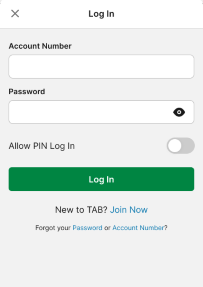 login tab account